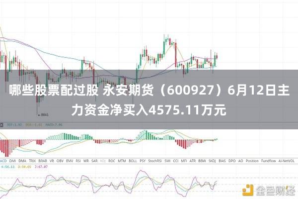 哪些股票配过股 永安期货（600927）6月12日主力资金净买入4575.11万元