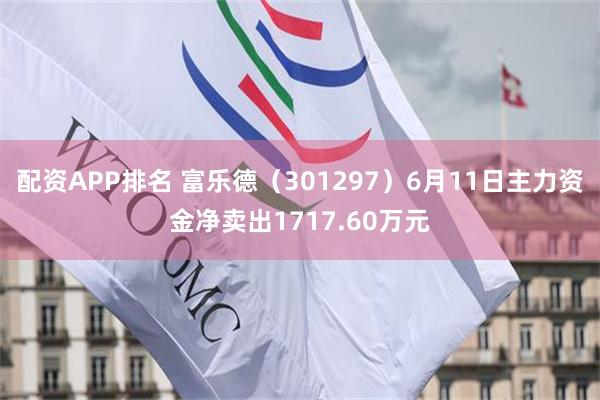 配资APP排名 富乐德（301297）6月11日主力资金净卖出1717.60万元