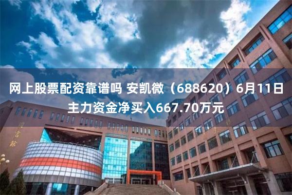 网上股票配资靠谱吗 安凯微（688620）6月11日主力资金净买入667.70万元