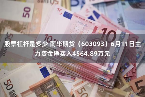 股票杠杆是多少 南华期货（603093）6月11日主力资金净买入4564.89万元