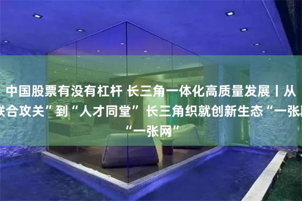 中国股票有没有杠杆 长三角一体化高质量发展丨从“联合攻关”到“人才同堂” 长三角织就创新生态“一张网”