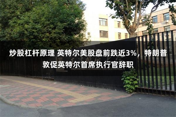 炒股杠杆原理 英特尔美股盘前跌近3%，特朗普敦促英特尔首席执行官辞职