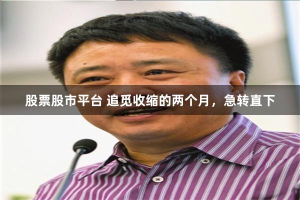 股票股市平台 追觅收缩的两个月，急转直下