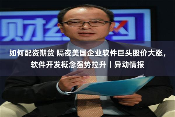 如何配资期货 隔夜美国企业软件巨头股价大涨，软件开发概念强势拉升丨异动情报