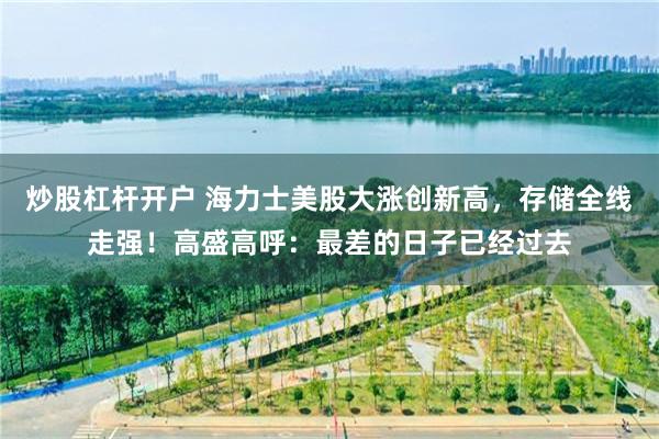 炒股杠杆开户 海力士美股大涨创新高，存储全线走强！高盛高呼：最差的日子已经过去