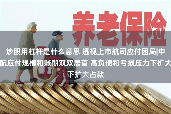 炒股用杠杆是什么意思 透视上市航司应付困局|中国东航应付规模和账期双双居首 高负债和亏损压力下扩大占款