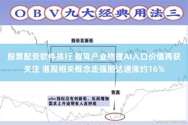 股票配资软件排行 智驾产业物理AI入口价值再获关注 港股相关概念走强图达通涨约16%